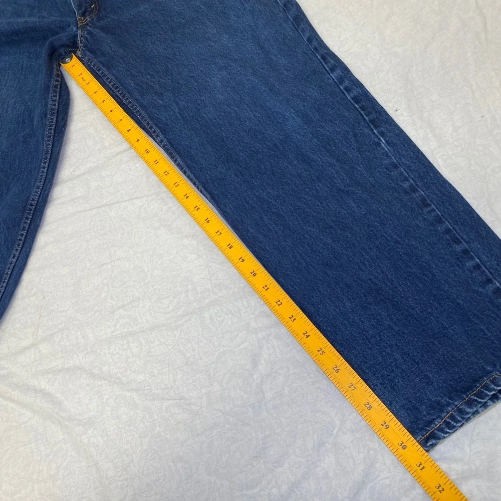 Levi's 550 Relaxed Fit Men's Jeans W42 L32 Blue Tapered Denim Pants